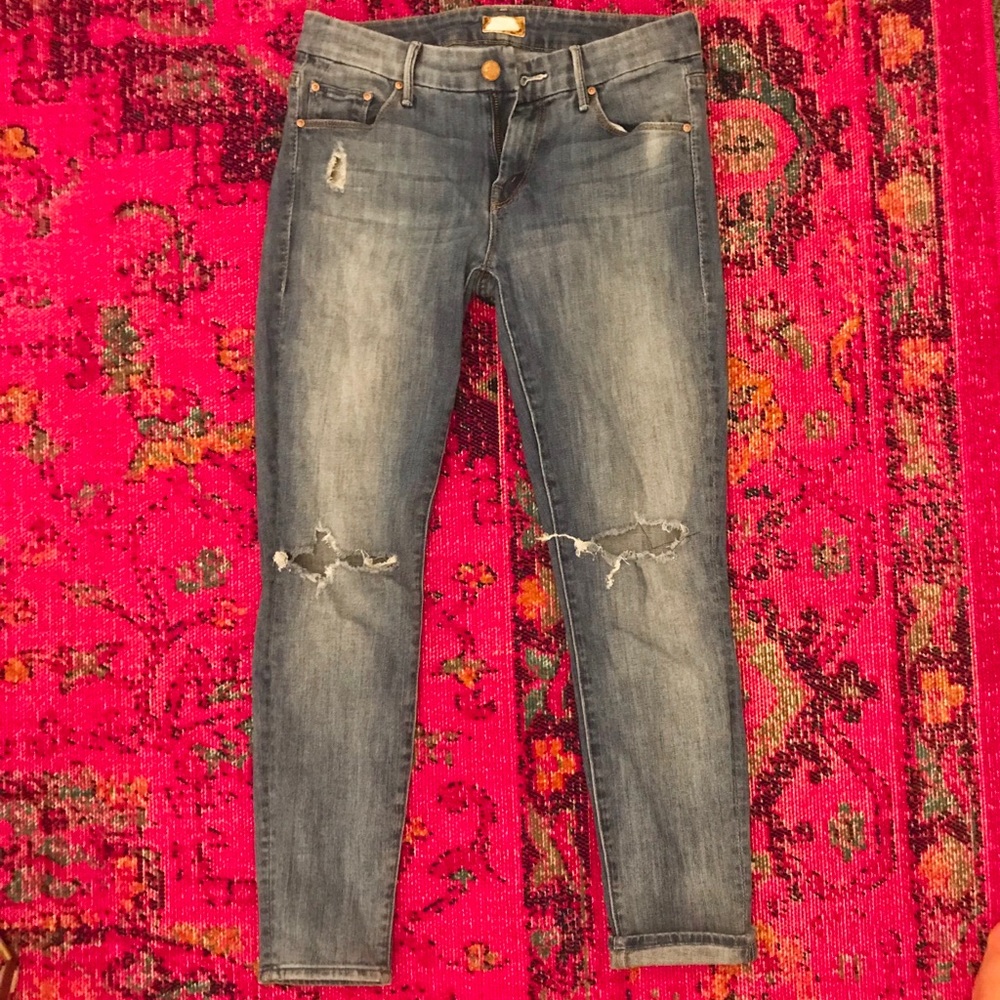 MOTHER The Looker Crop Jeans